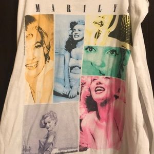 Marilyn Monroe 3/4 sleeve tee shirt. XL